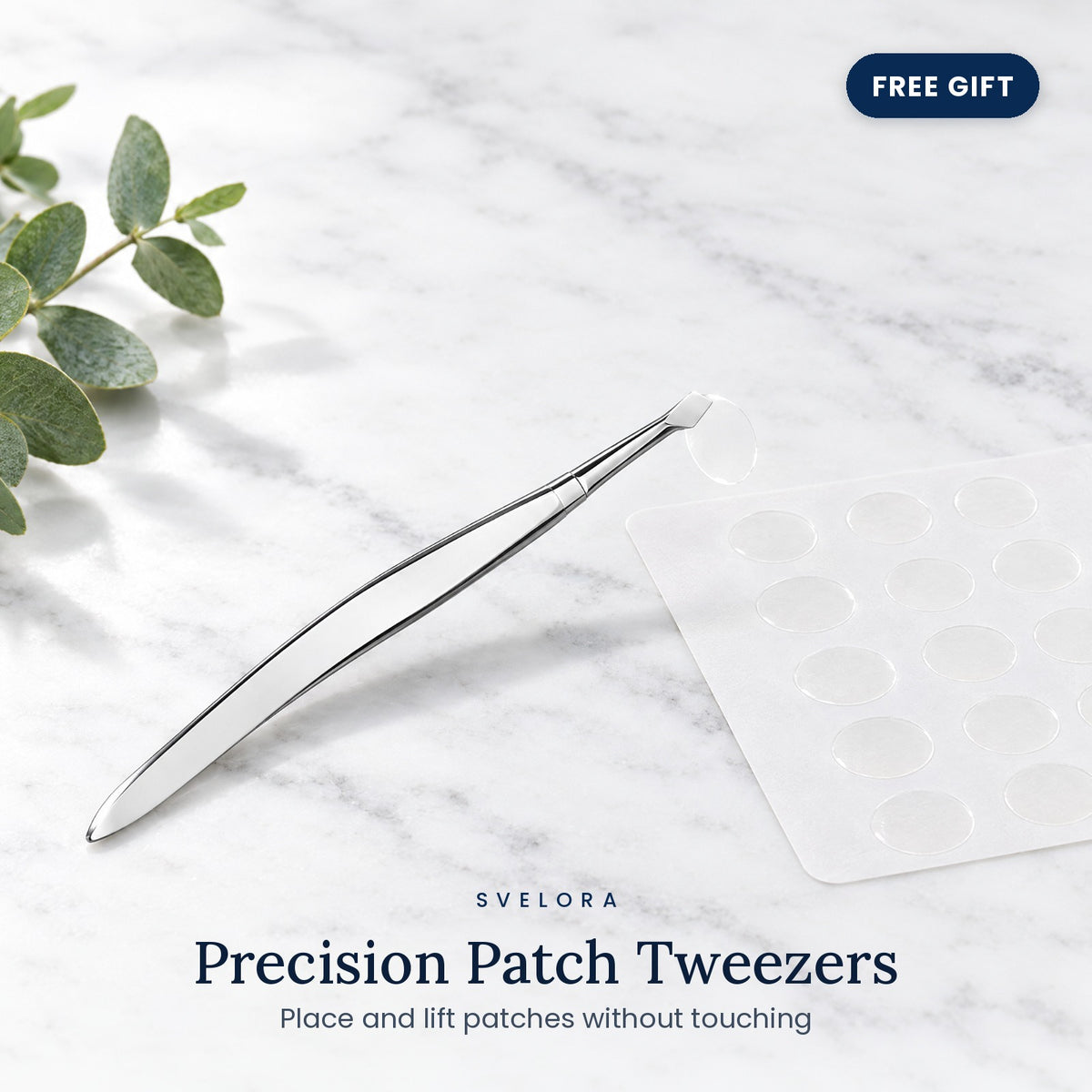 Svelora Precision Patch Tweezers